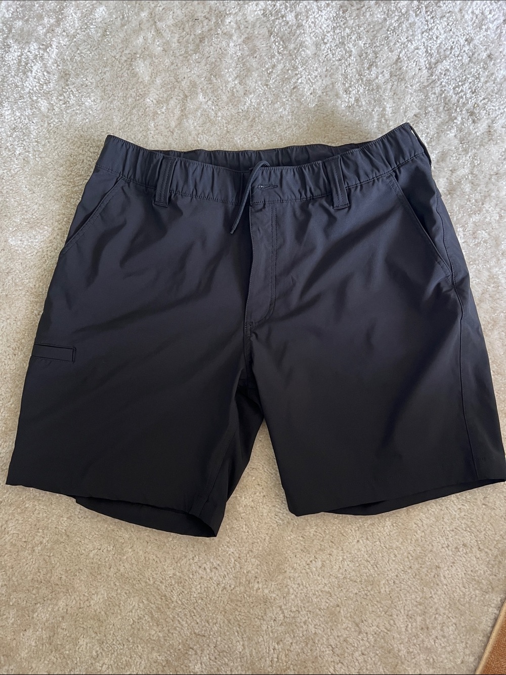 Men's Black Performance Shorts